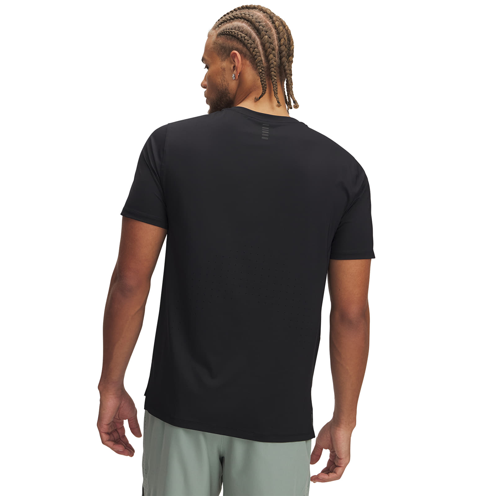 Männer T-Shirts Under Armour Launch Elite Shortsleeve Black