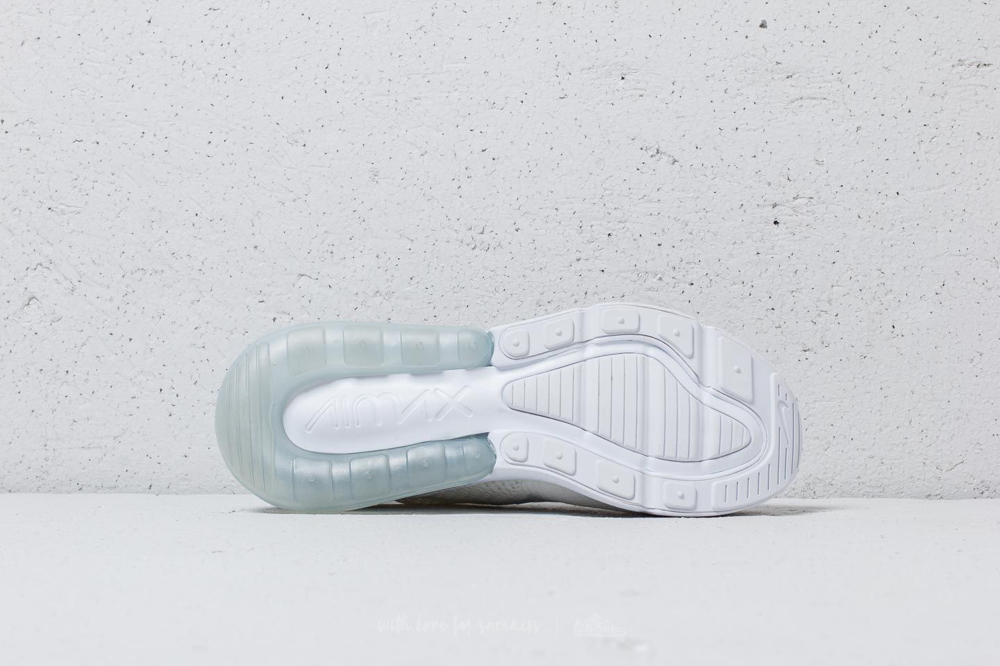 Zapatillas Hombre Nike Air Max 270 Flyknit White/ Pure Platinum-White