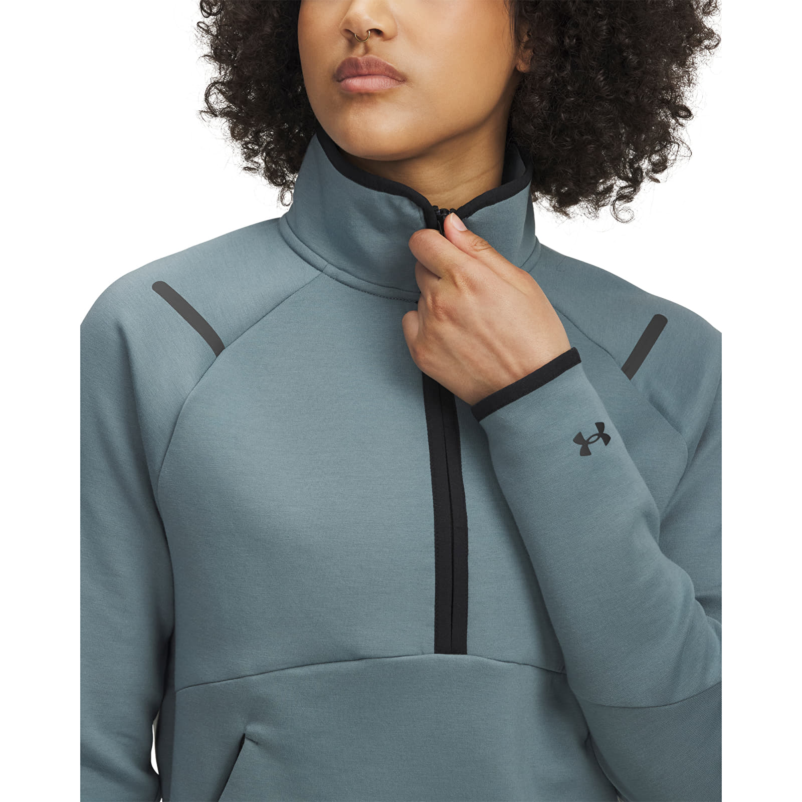 Hoodies für Frauen Under Armour Unstoppable Flc Hz Blue