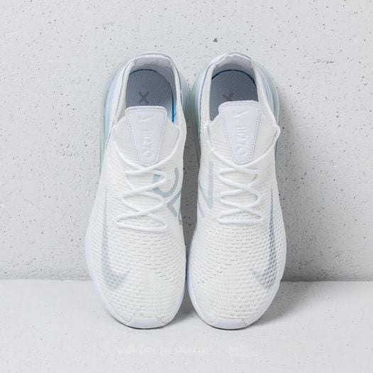 Nike air max 270 flyknit white/ pure platinum-white clearance