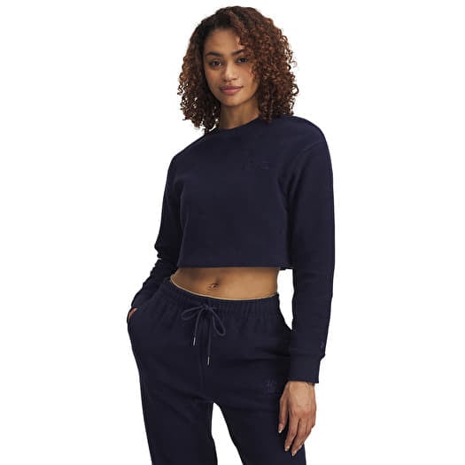 Mikina Under Armour Icon Terry Varsity Crew Blue