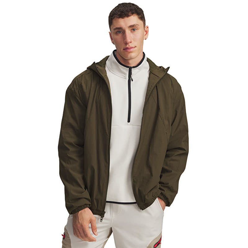 Sweatshirt Under Armour Unstoppable Txt Woven Jacket Green