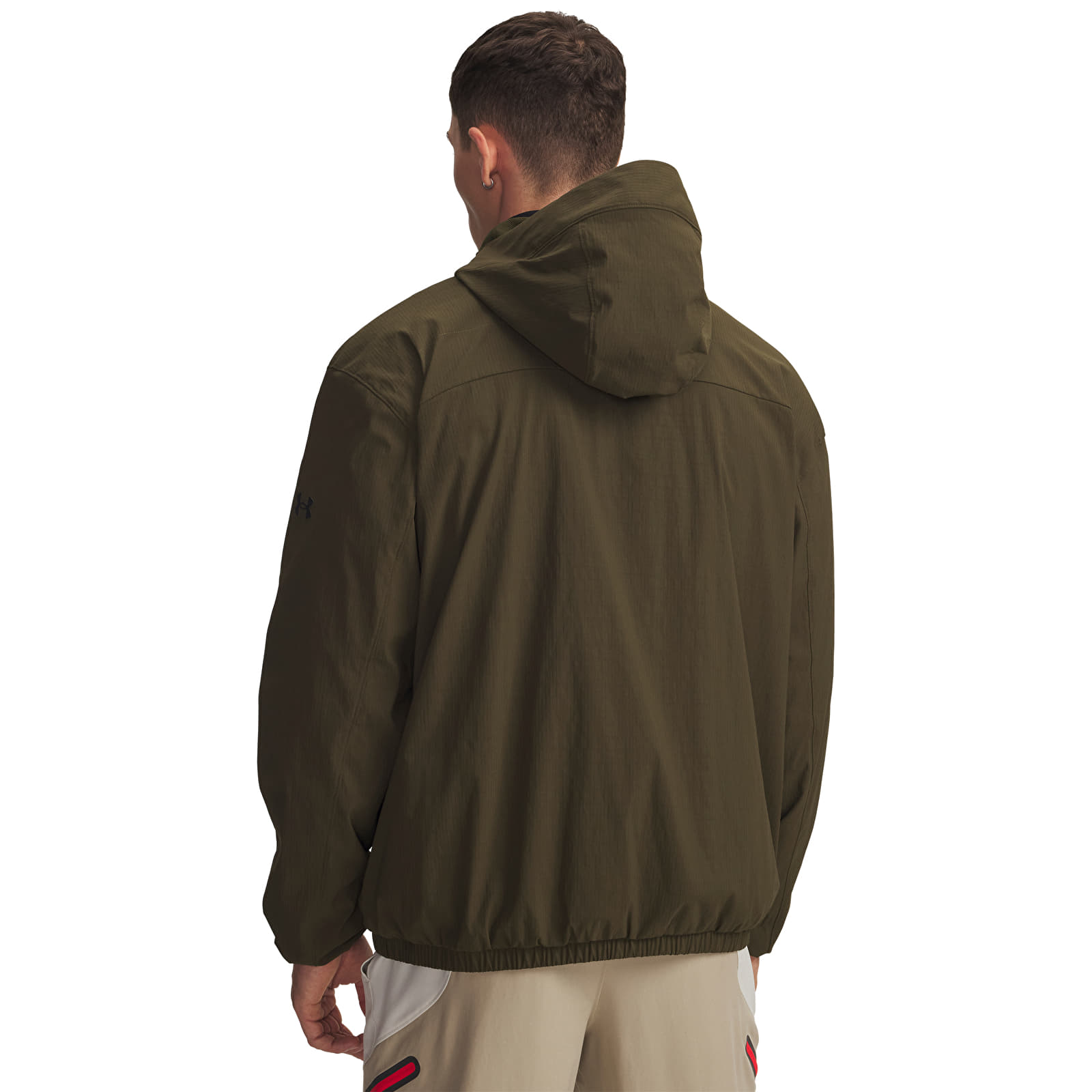 Hoodies für Männer Under Armour Unstoppable Txt Woven Jacket Green