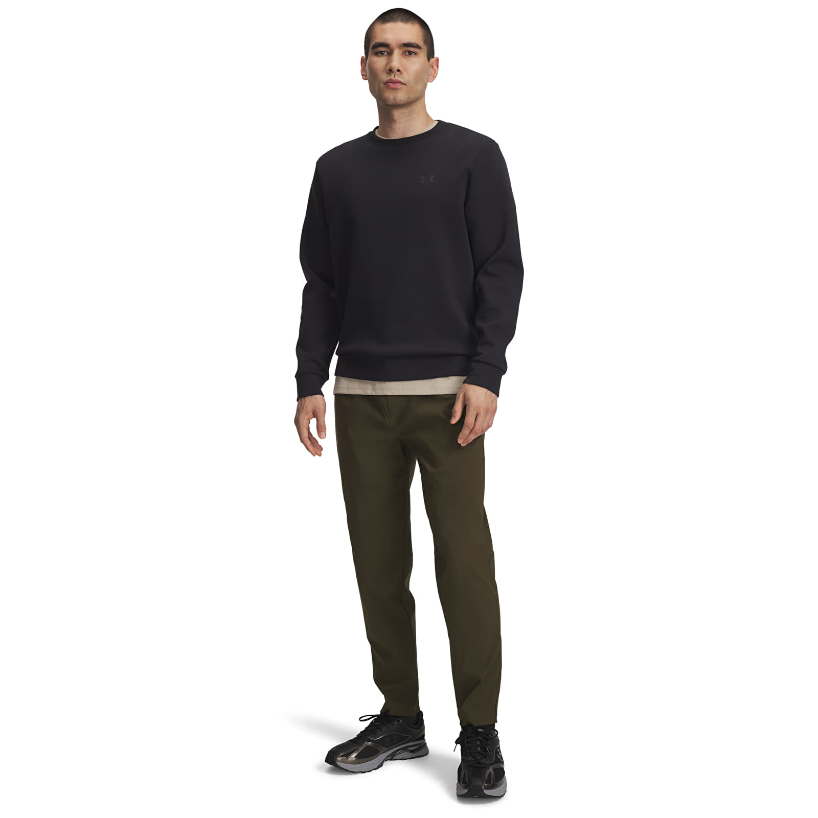 Byxor för män Under Armour Unstpble Woven Tx Taper Green