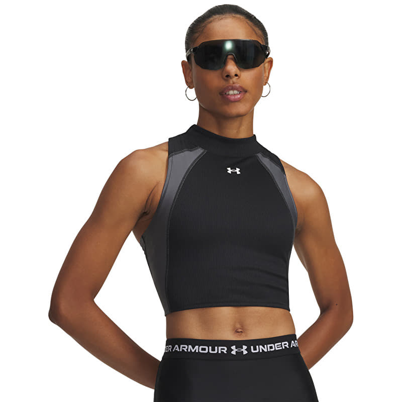 Tank top Under Armour Hg Rib Tank Black