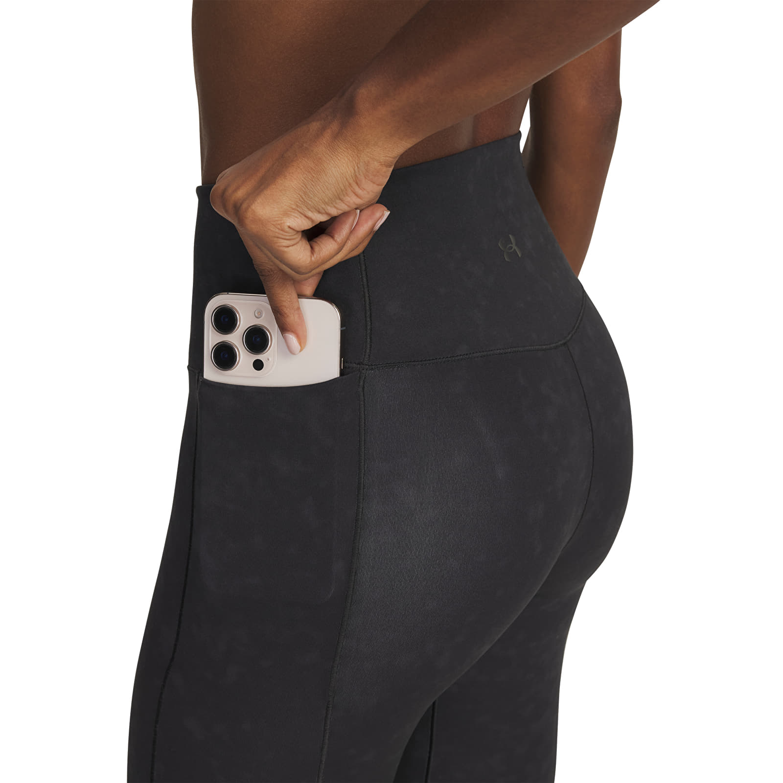 Retuusid naistele Under Armour Meridian Suede Effect Ak Leg Black