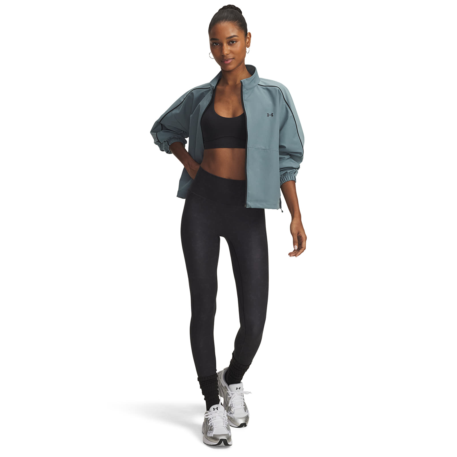 Retuusid naistele Under Armour Meridian Suede Effect Ak Leg Black