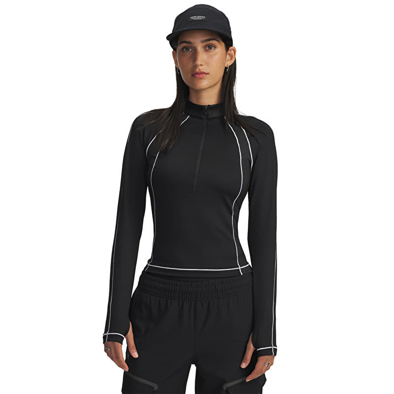 Sweatshirt Under Armour Coldgear Textured 1/2 Zip Black