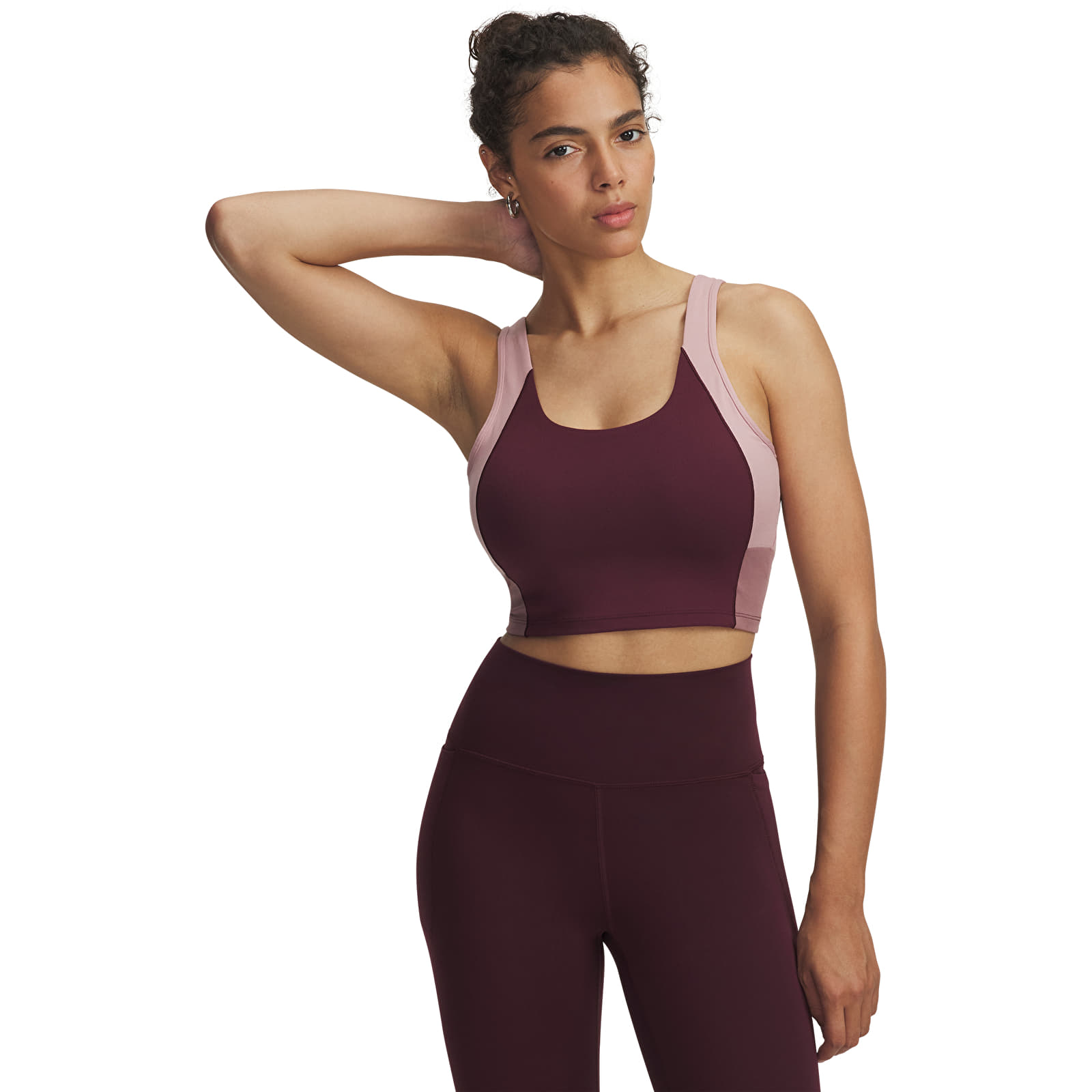 Дамски потници Under Armour Meridian Colorblock Tank Brown