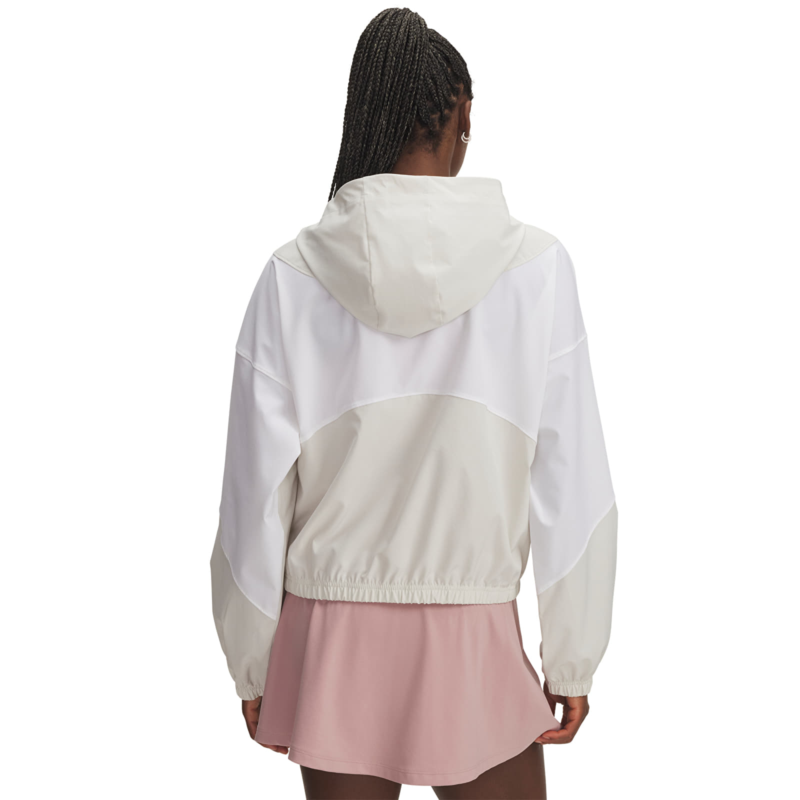 Hoodies für Frauen Under Armour Rival Woven Jacket Hoodie White