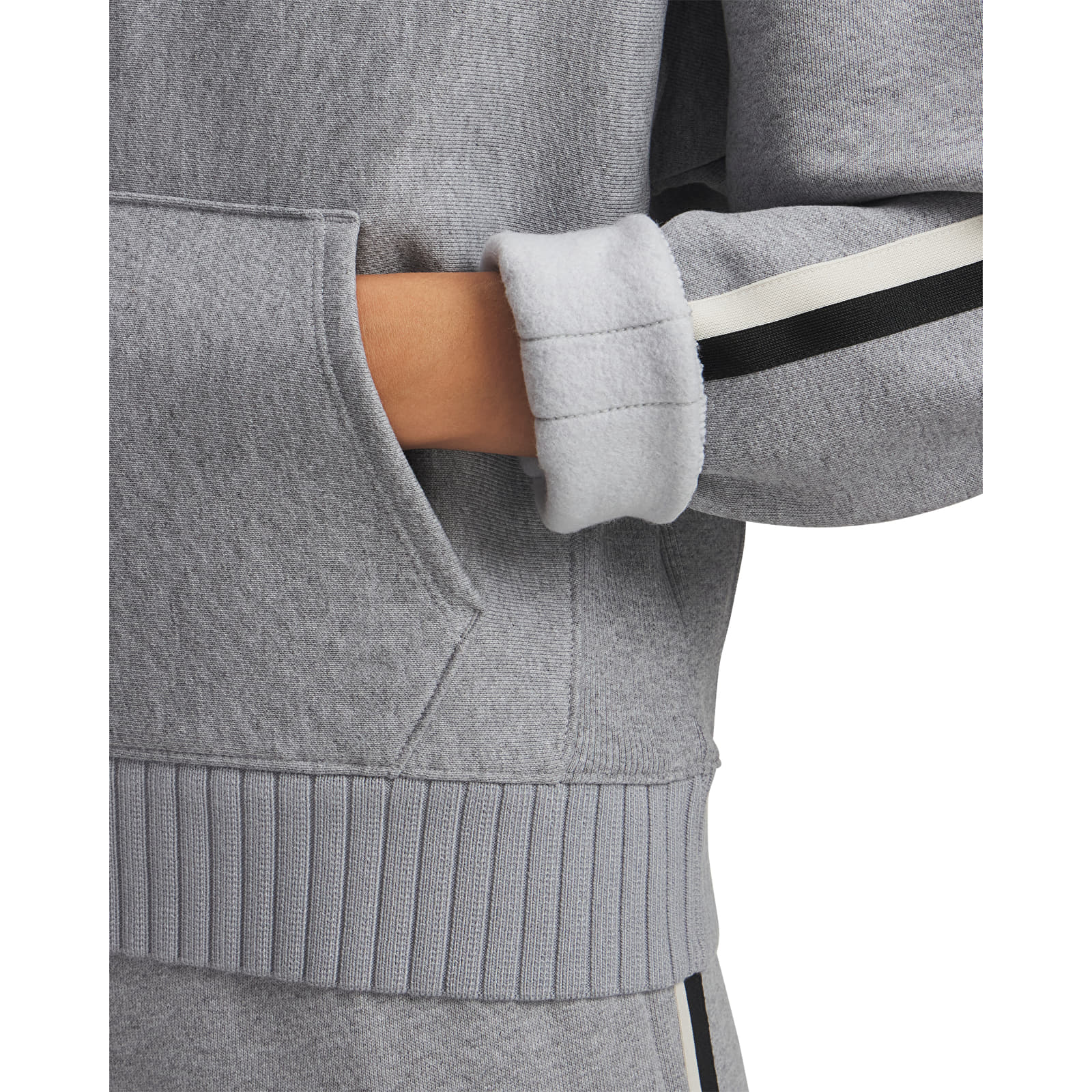 Hoodies für Frauen Under Armour Icon Hwt Fleece Hz Gray