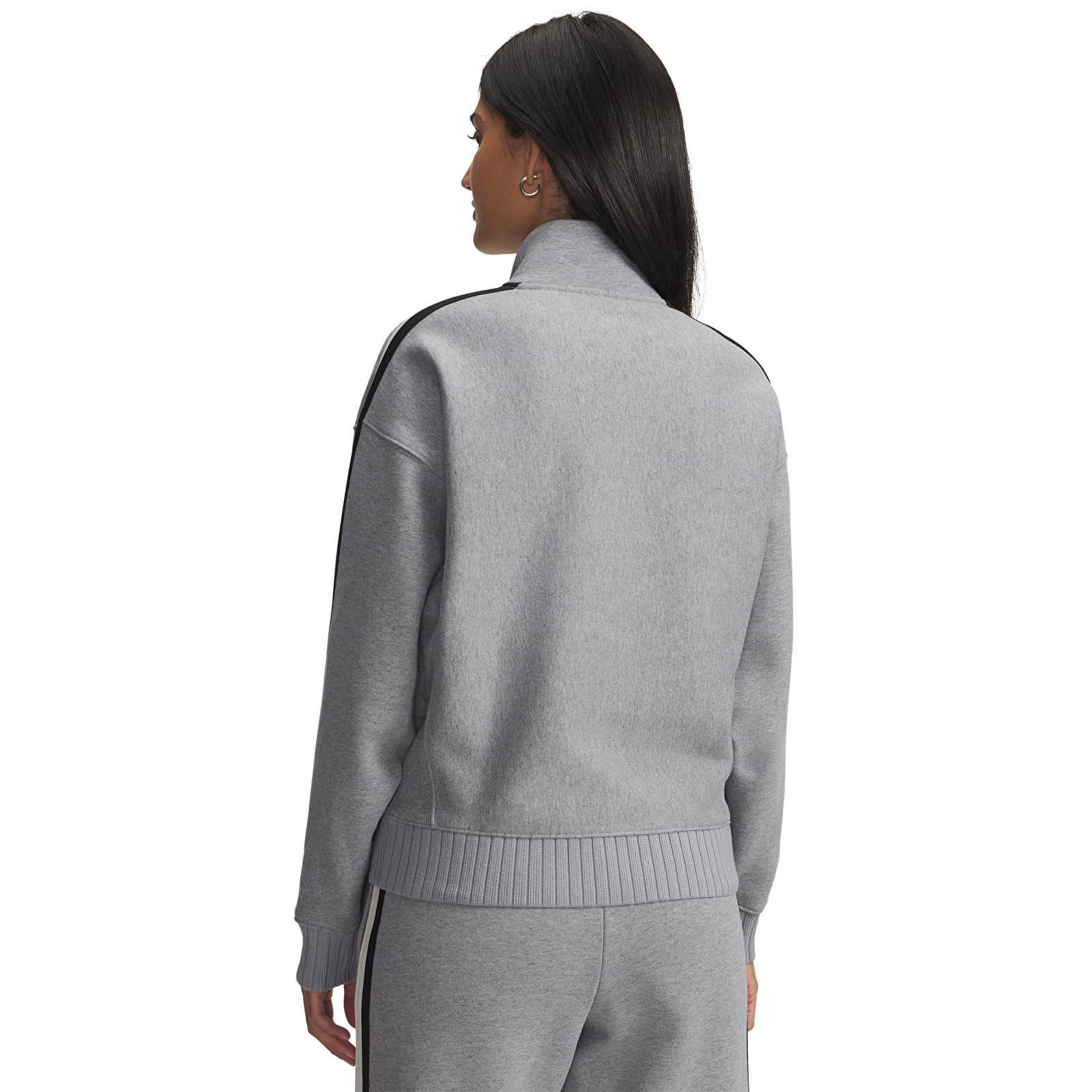 Hoodies für Frauen Under Armour Icon Hwt Fleece Hz Gray