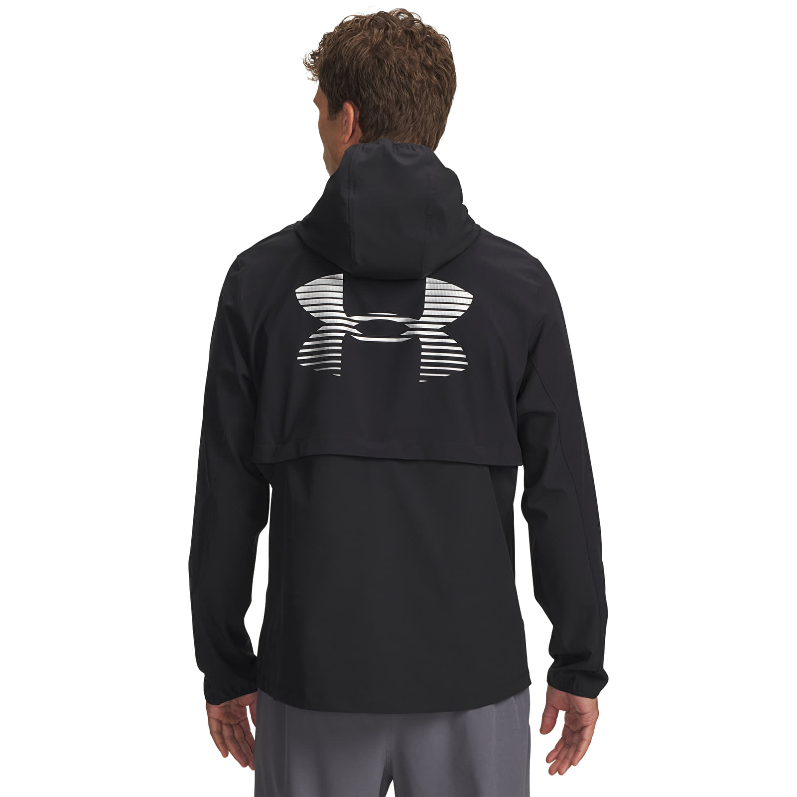Hoodies für Männer Under Armour Velociti Pro Storm Jacket Black