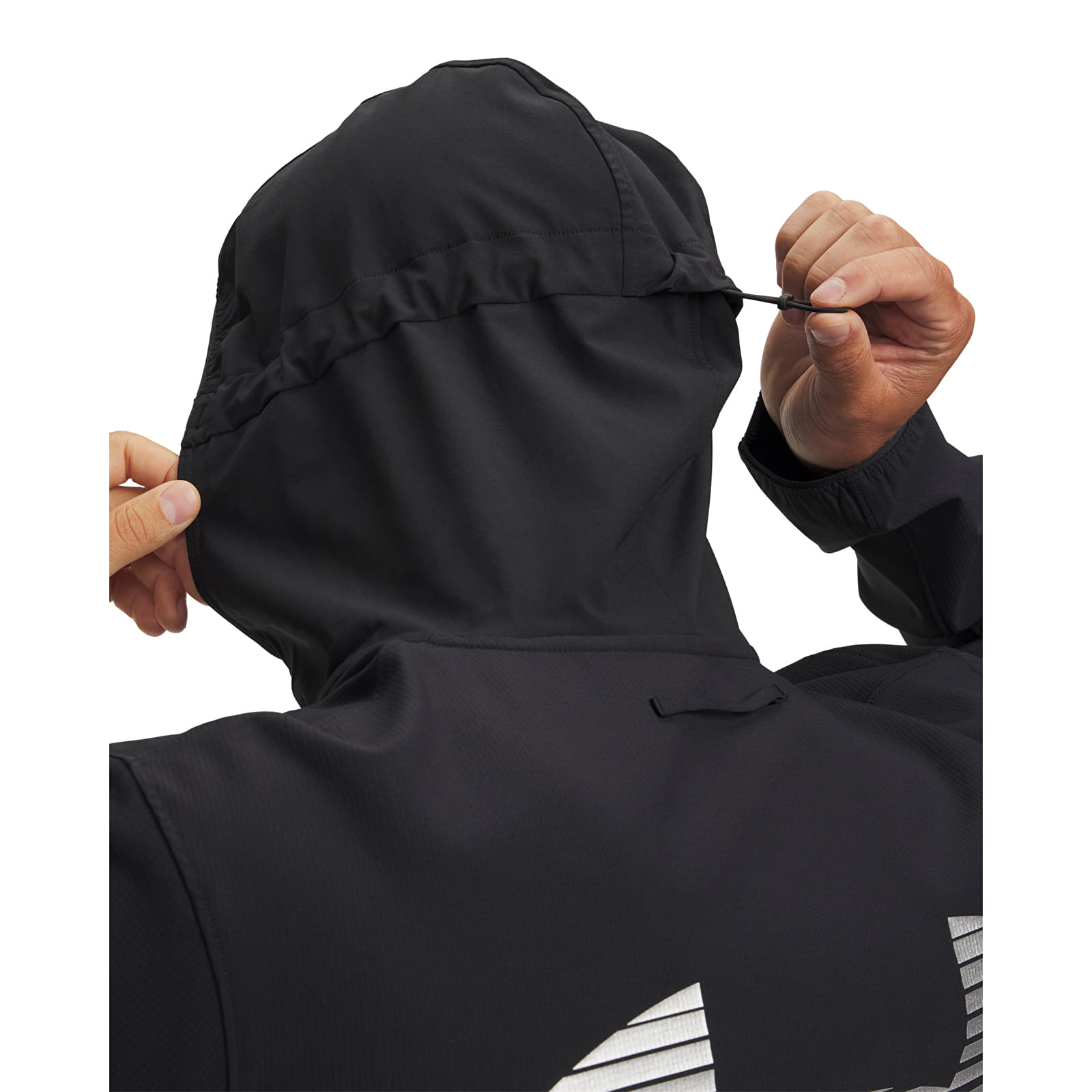 Hoodies für Männer Under Armour Velociti Pro Storm Jacket Black