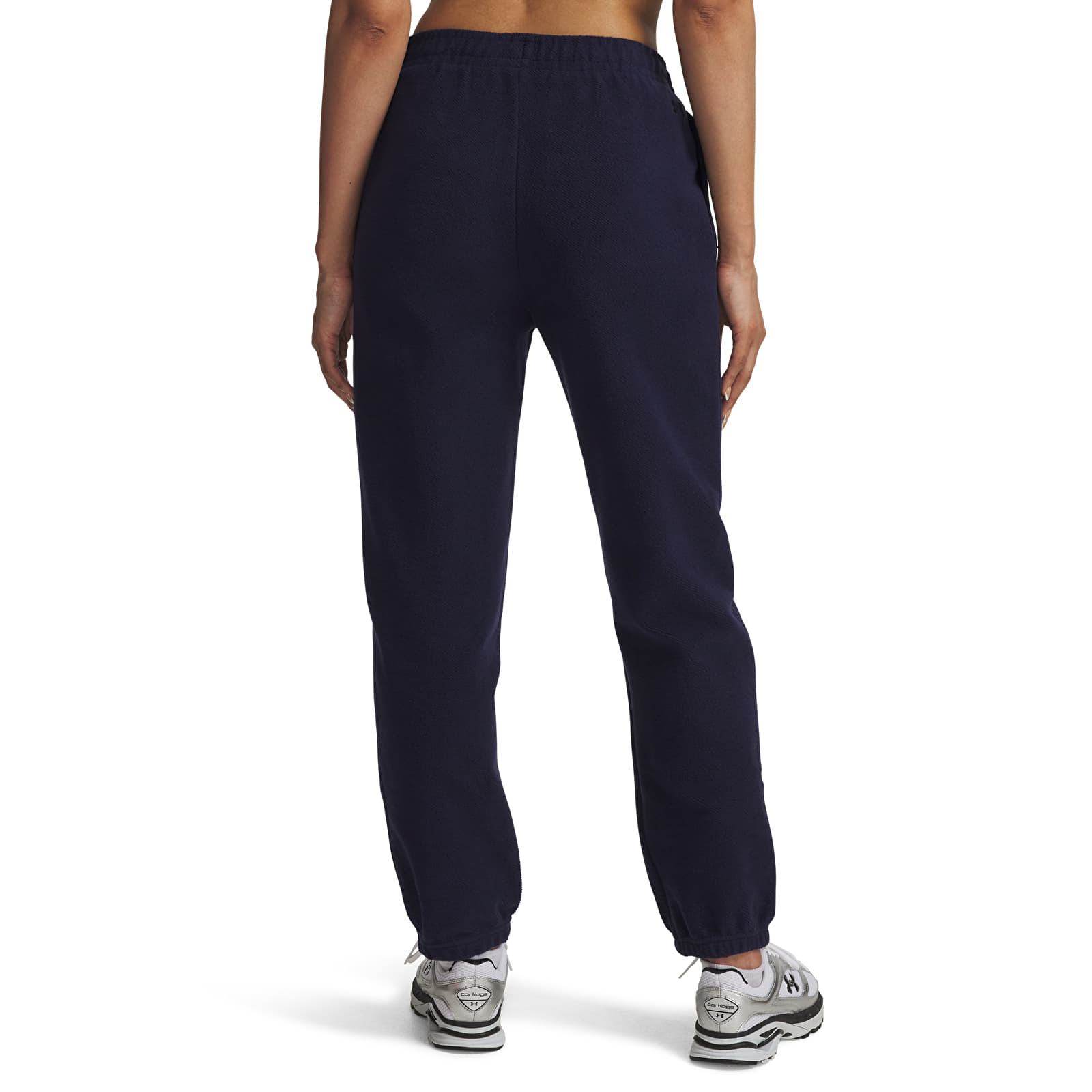 Pantaloni donna Under Armour Icon Terry Varsity Jogger Blue