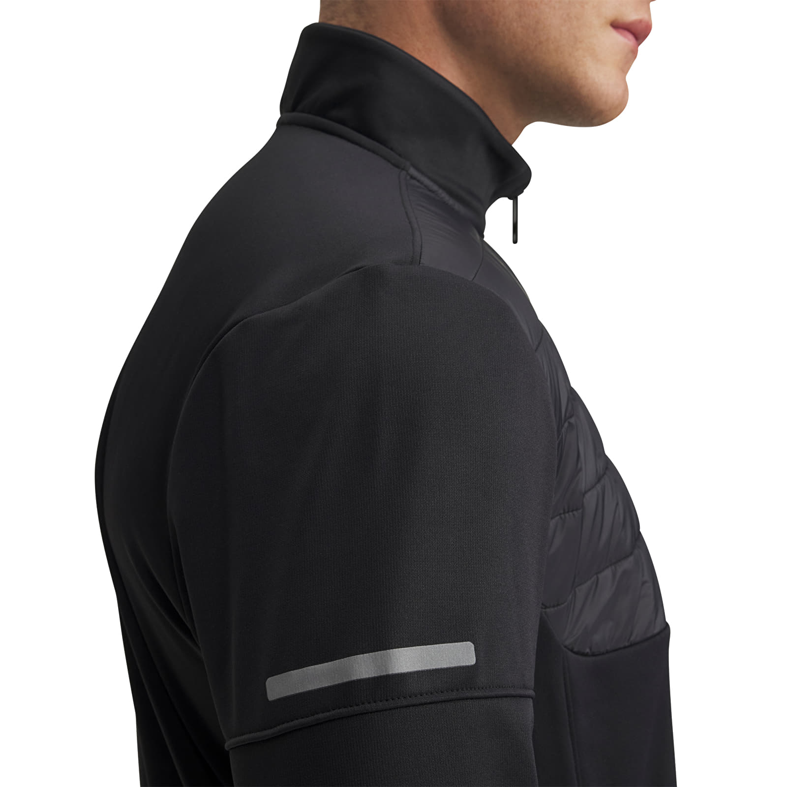 Felpe con cappuccio uomo Under Armour Armour Flc Pro Utility Qz Black