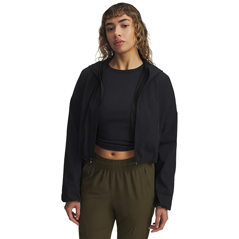 Sweatshirt Under Armour Unstoppable Woven Rstop Ls Black