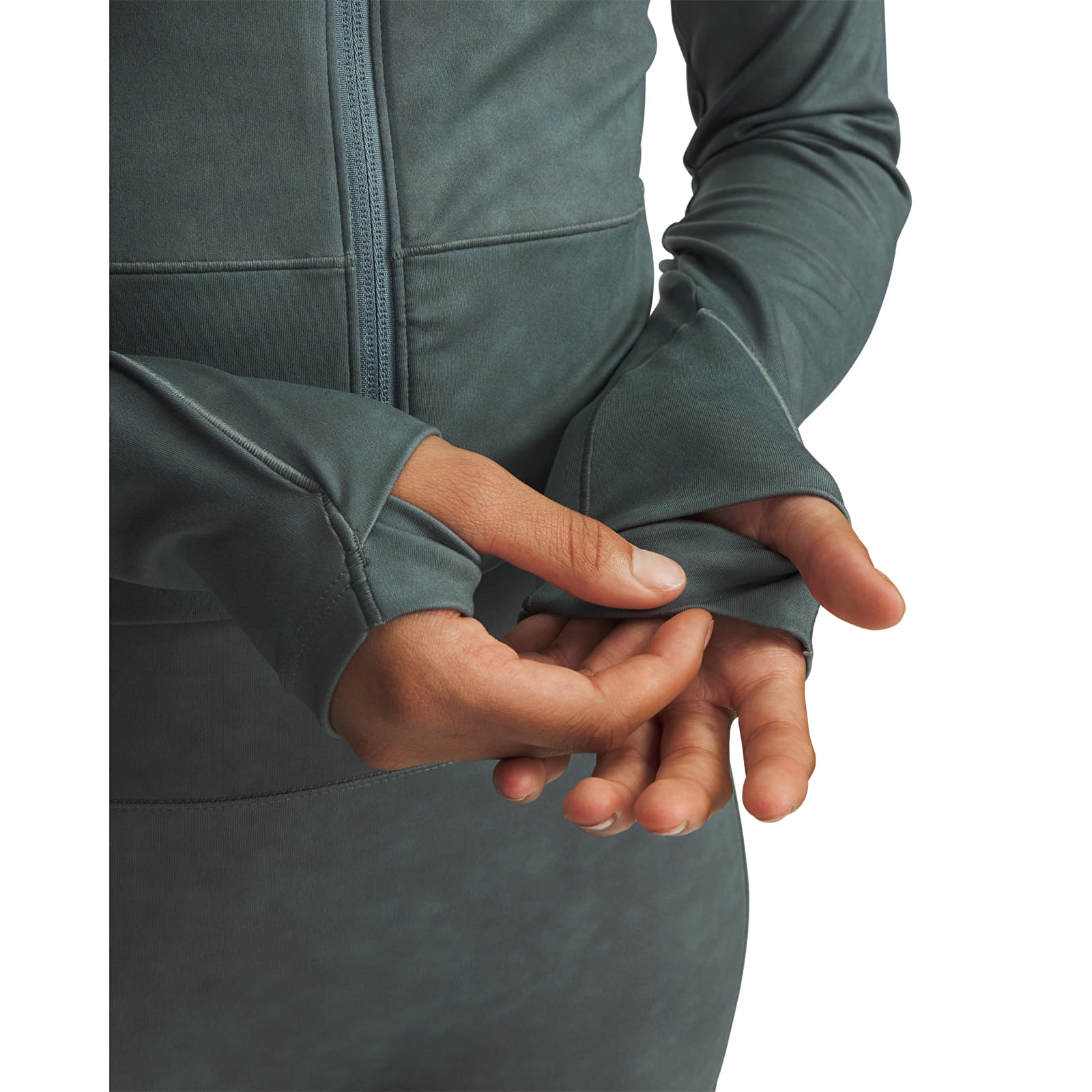 Hoodies für Frauen Under Armour Meridian Suede Effect Fz Blue