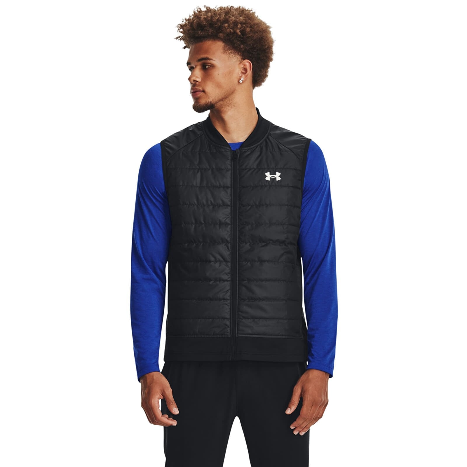 Men's vests Under Armour Strm Ins Run Vest Black