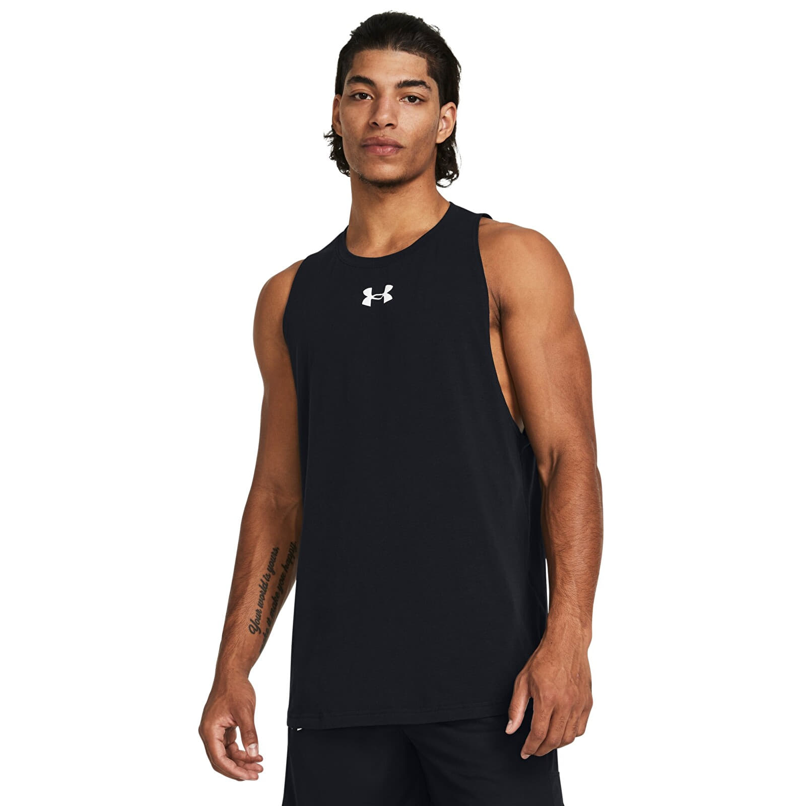 Чоловічі майки Under Armour Baseline Cotton Tank Black