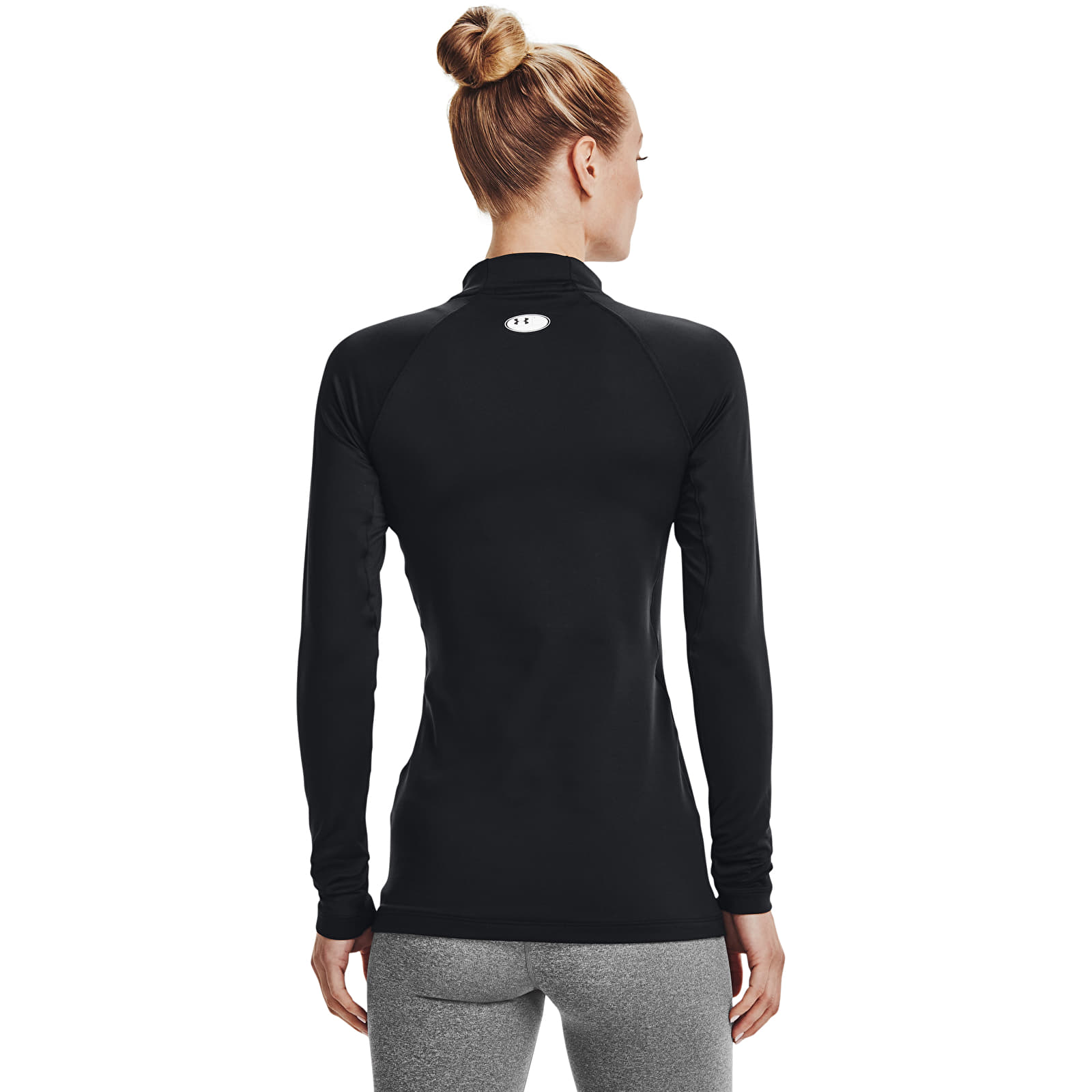 Dámské mikiny Under Armour Cg Authentics Mockneck Black