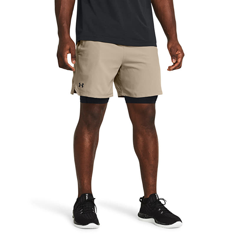 Shortsit Under Armour Vanish Woven 2In1 Sts Brown