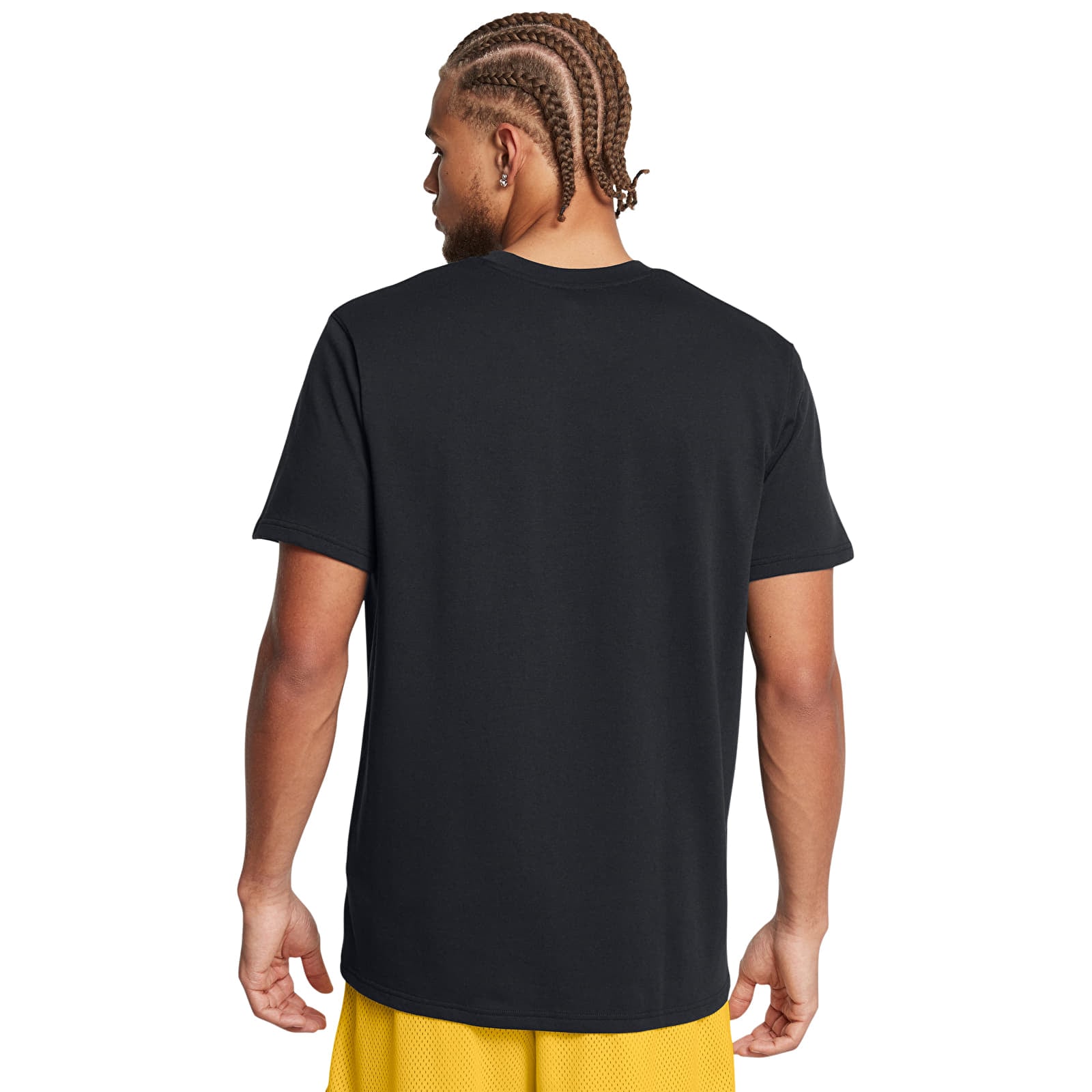 Pánske tričká Under Armour Curry Hvyweight Logo Tee Black