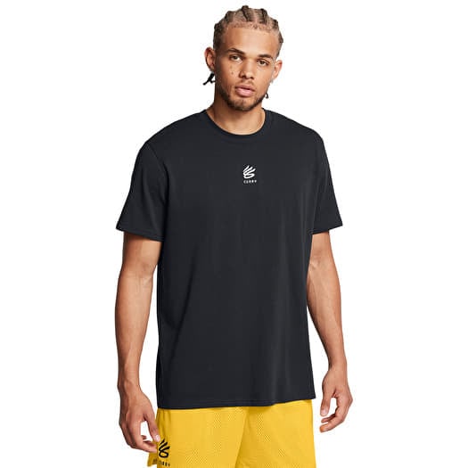 T-skjorte Under Armour Curry Hvyweight Logo Tee Black