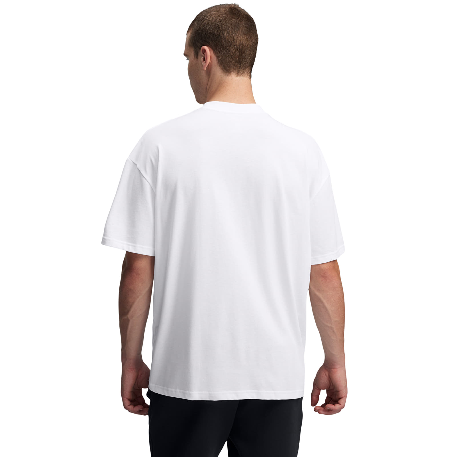 Pánská trička Under Armour M Hw Os Sm Box SS T-Shirt White