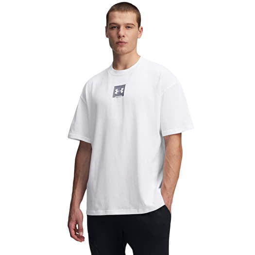 Тениска Under Armour M Hw Os Sm Box SS T-Shirt White