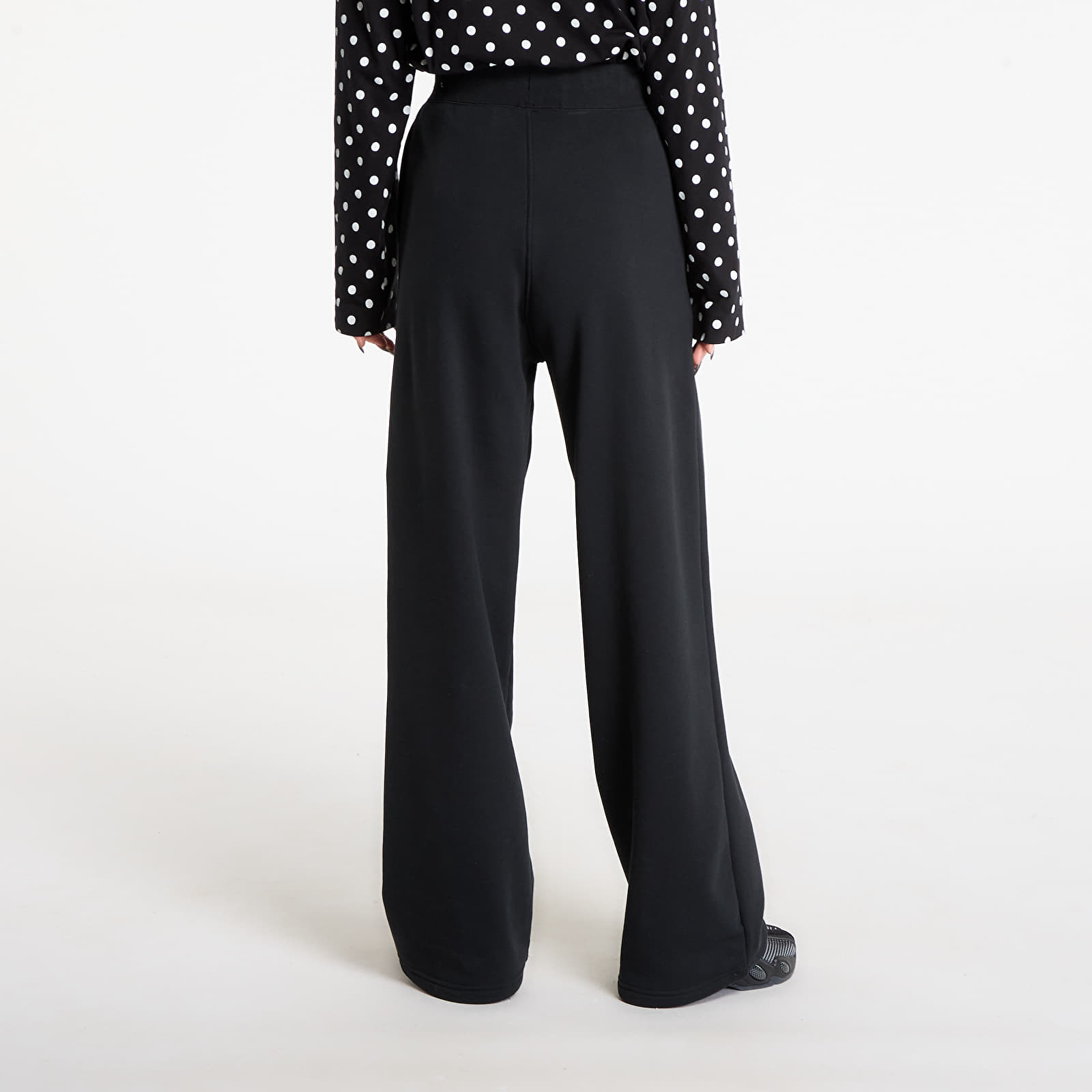 Kalhoty Jordan Flight Fleece Women's French Terry Open-Hem Pants Black/ Dk Smoke Grey