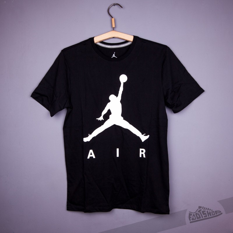 Koszulki i koszule Jordan Jumpman Air Matte Tee Black