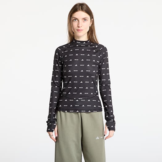 T-paita adidas x Moonboot Long Sleeve Top Black/ Clear Brown