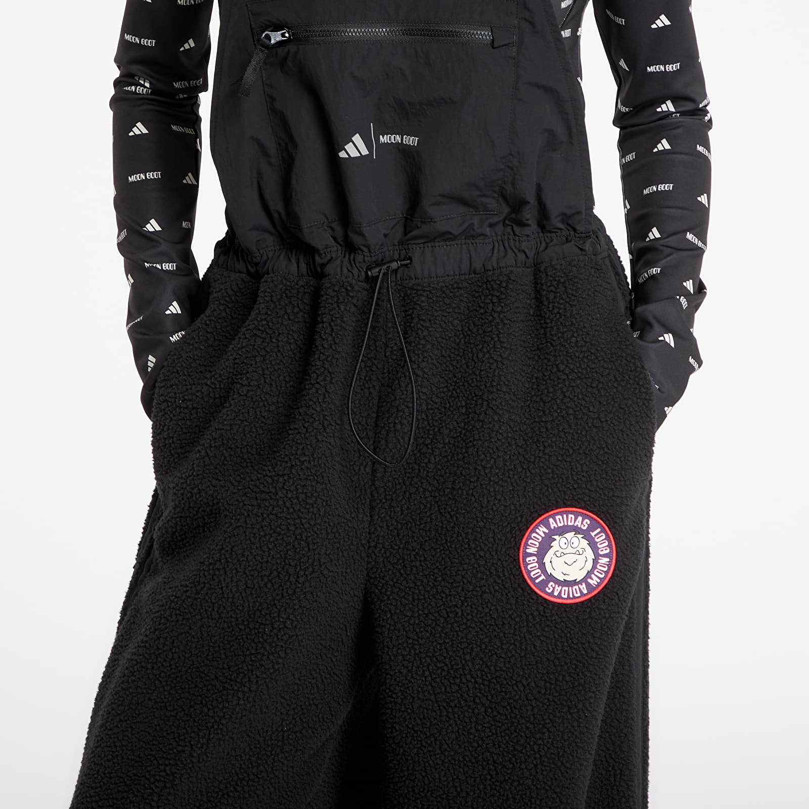 Bukser adidas x Moonboot Bib Pant Black