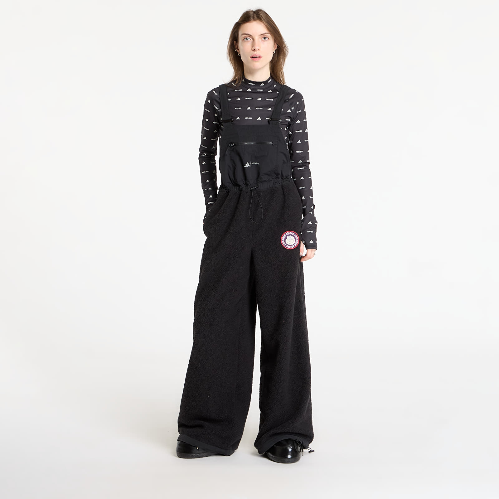 Bukser adidas x Moonboot Bib Pant Black