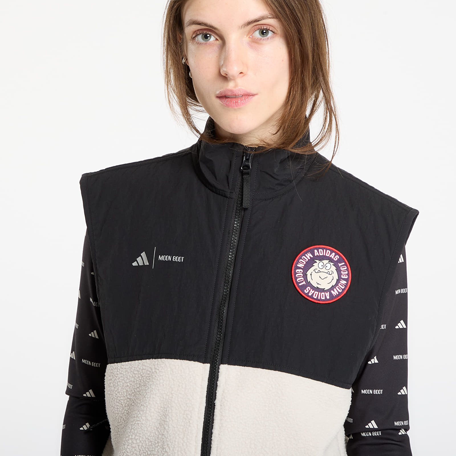 Westen adidas x Moonboot Gilet Clear Brown