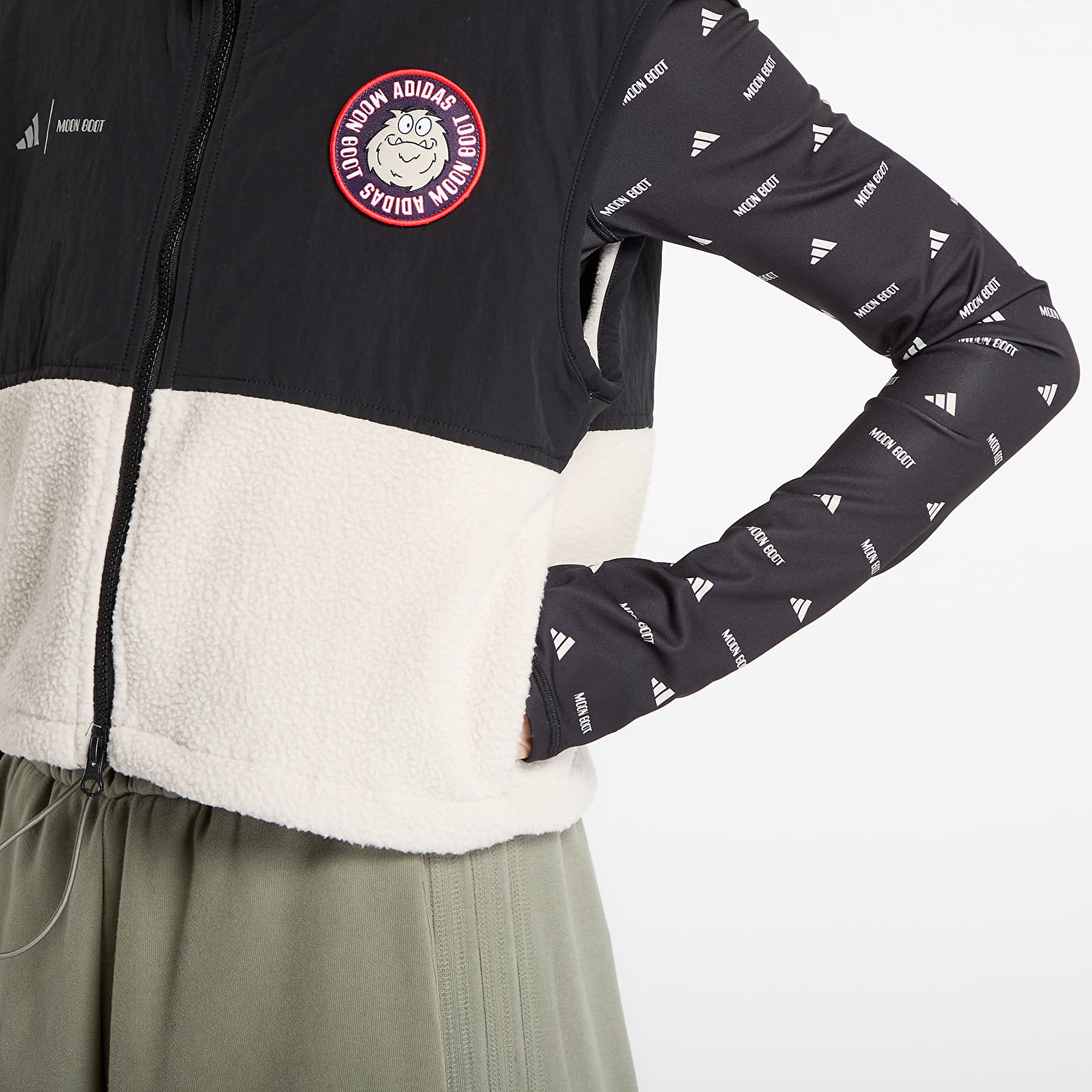 Westen adidas x Moonboot Gilet Clear Brown