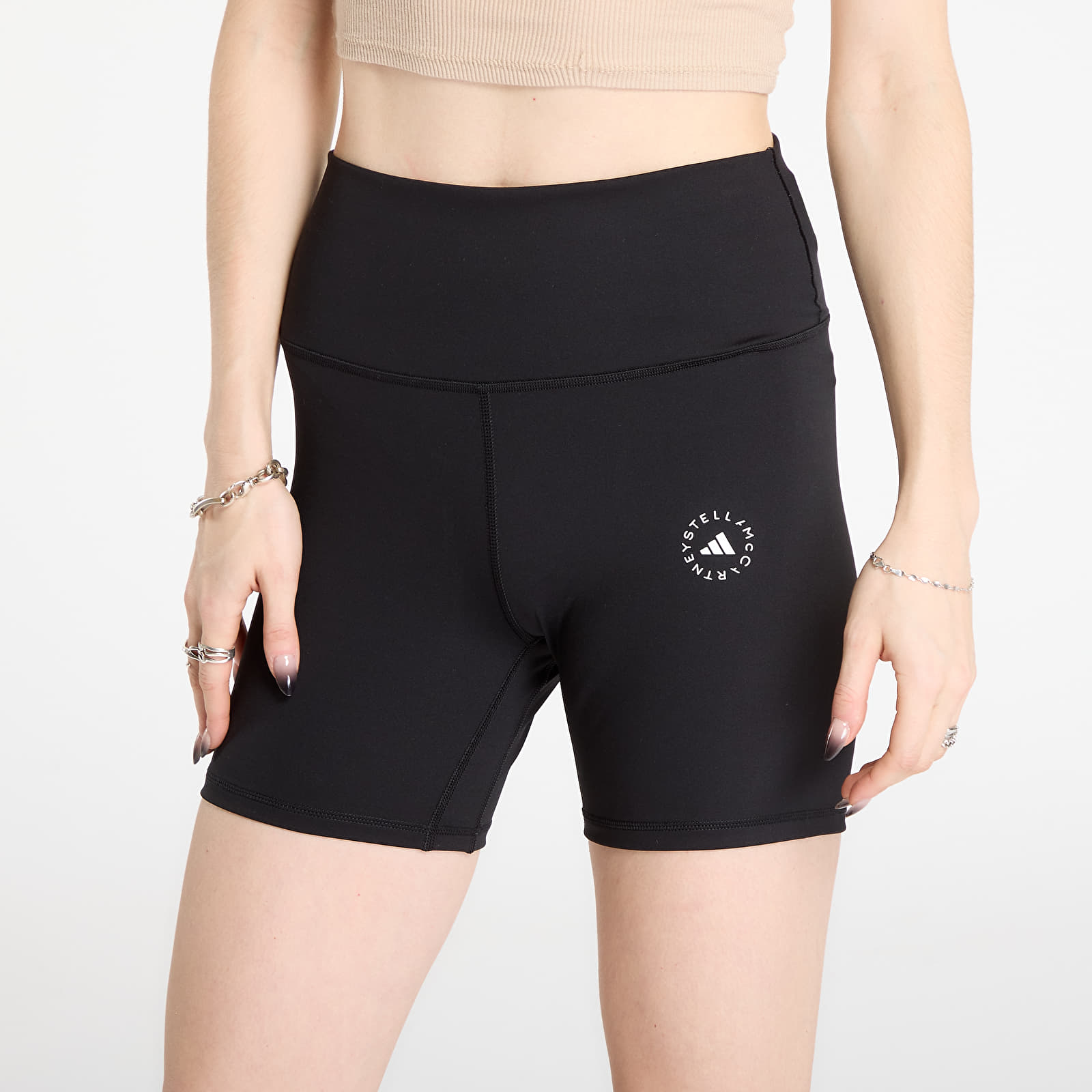 Šortai adidas By Stella McCartney Short Yoga Leggings Black