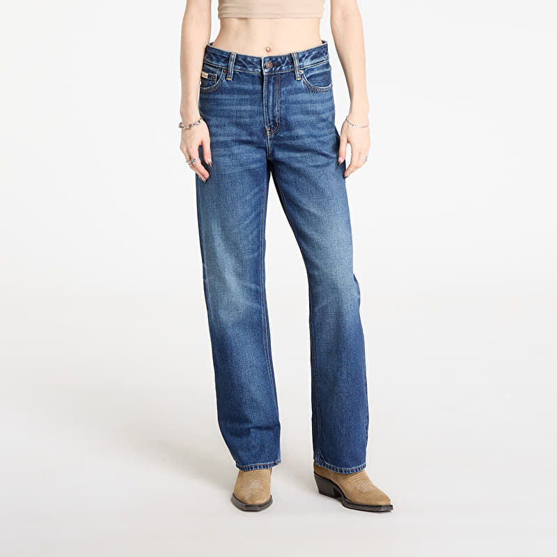 Calvin Klein Jeans Signature 90S Straight Short Jeans Blue