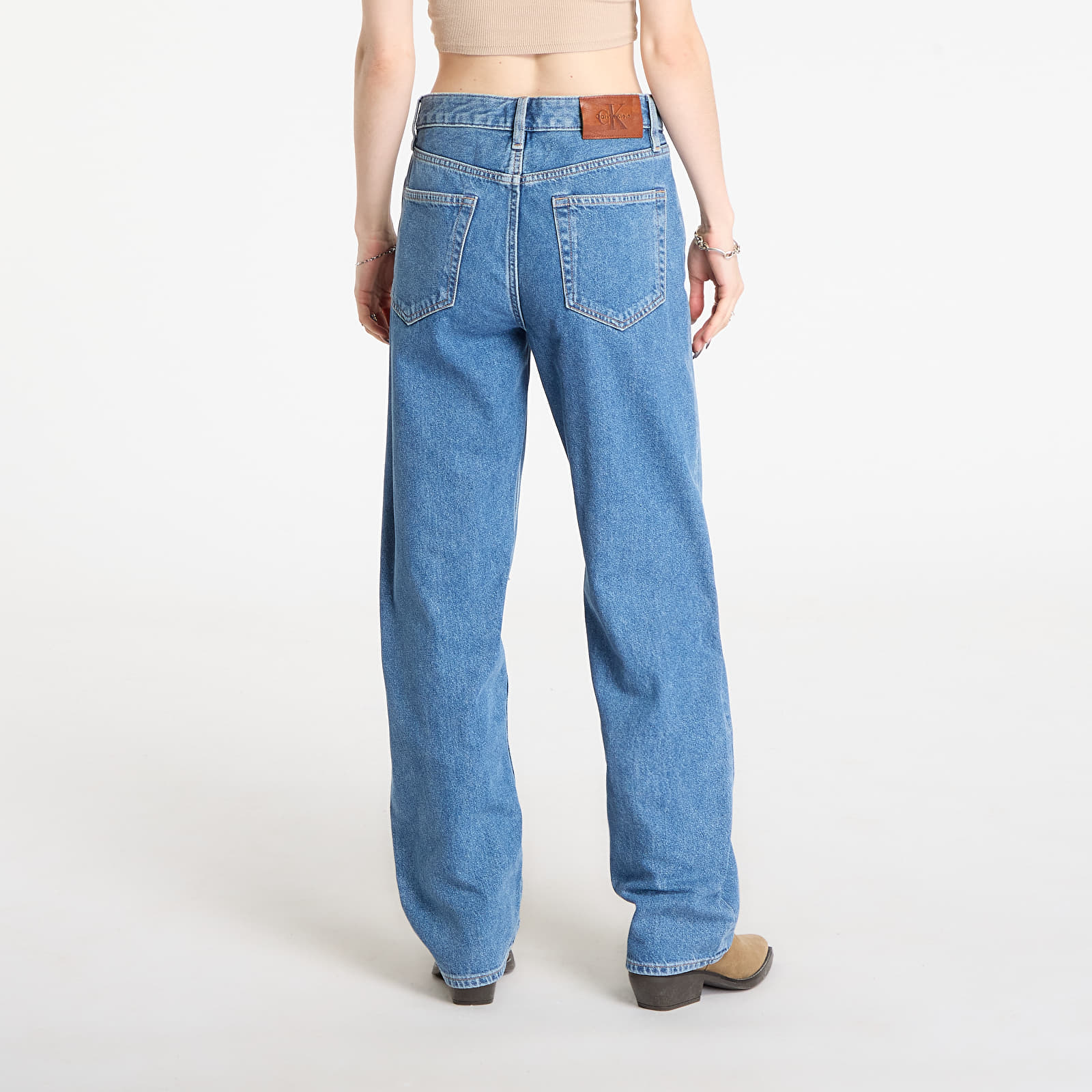 Jeans for kvinner Calvin Klein Jeans Eu 90S Straight Jeans Blue