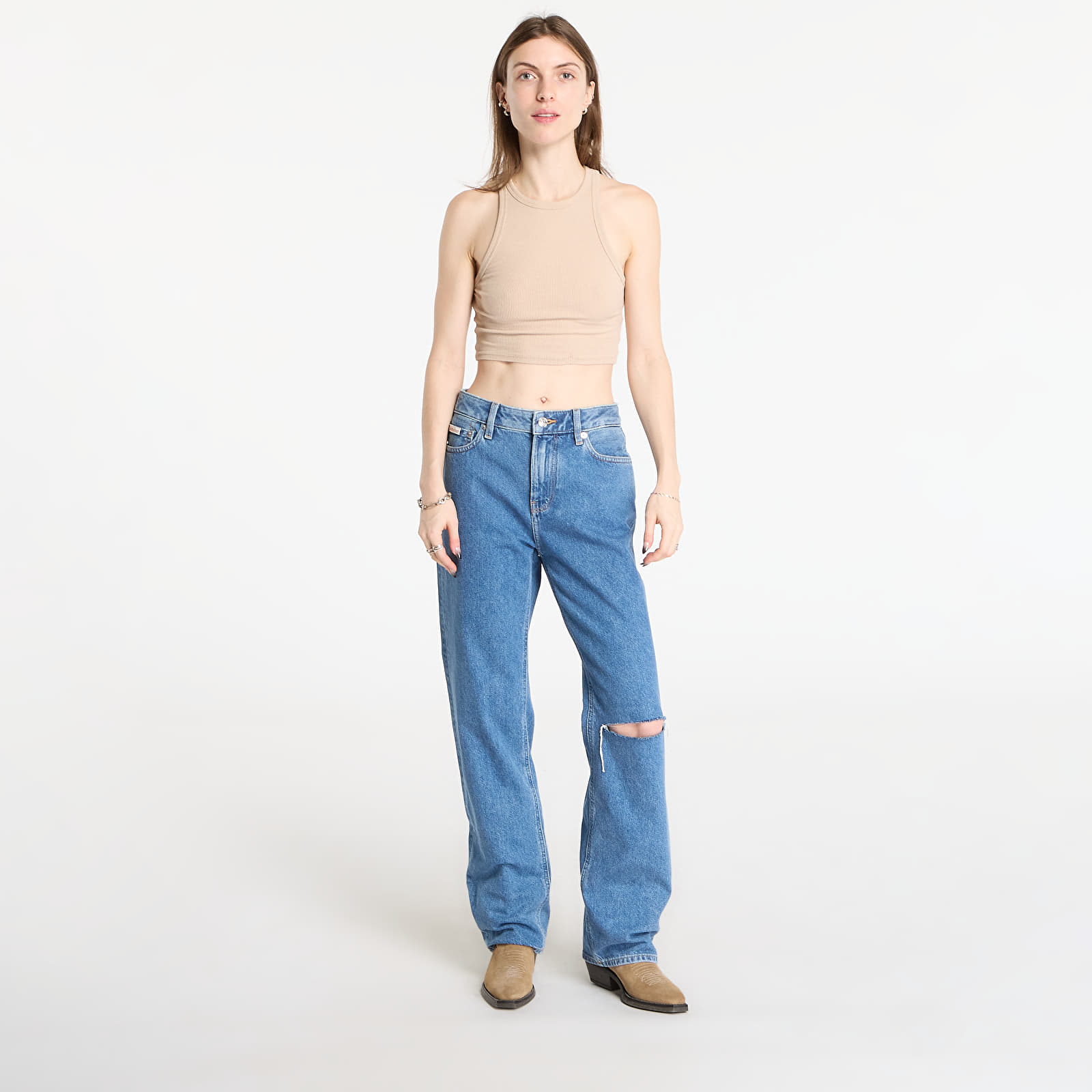Jeans for kvinner Calvin Klein Jeans Eu 90S Straight Jeans Blue