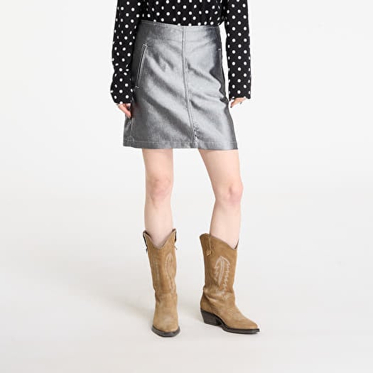 Rok Calvin Klein Jeans A Line Denim Skirt Blue