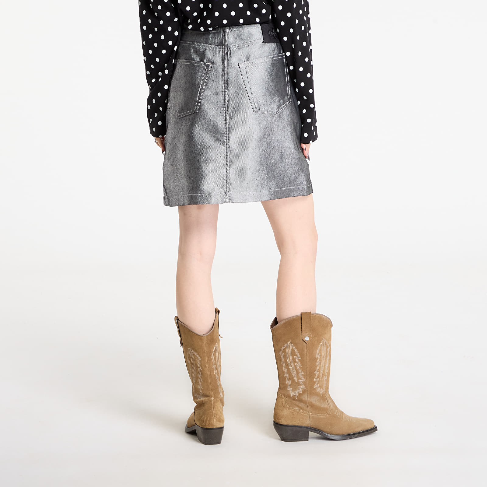 Röcke Calvin Klein Jeans A Line Denim Skirt Blue