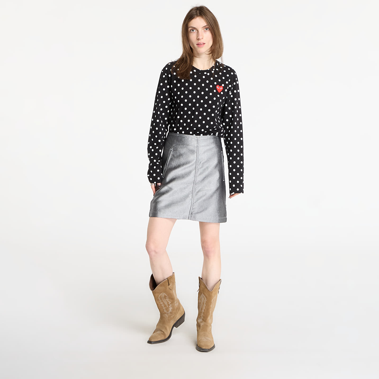 Röcke Calvin Klein Jeans A Line Denim Skirt Blue