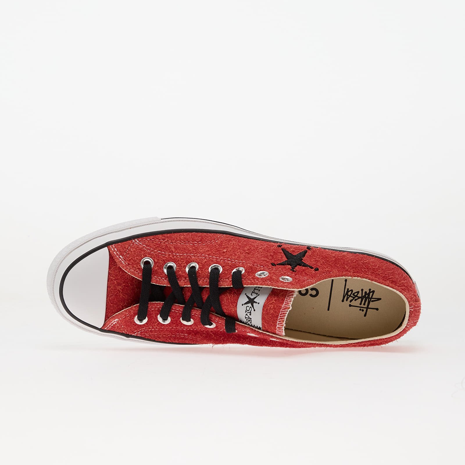 Herren Sneaker und Schuhe Converse x Stüssy Chuck 70 Ox Poppy Red