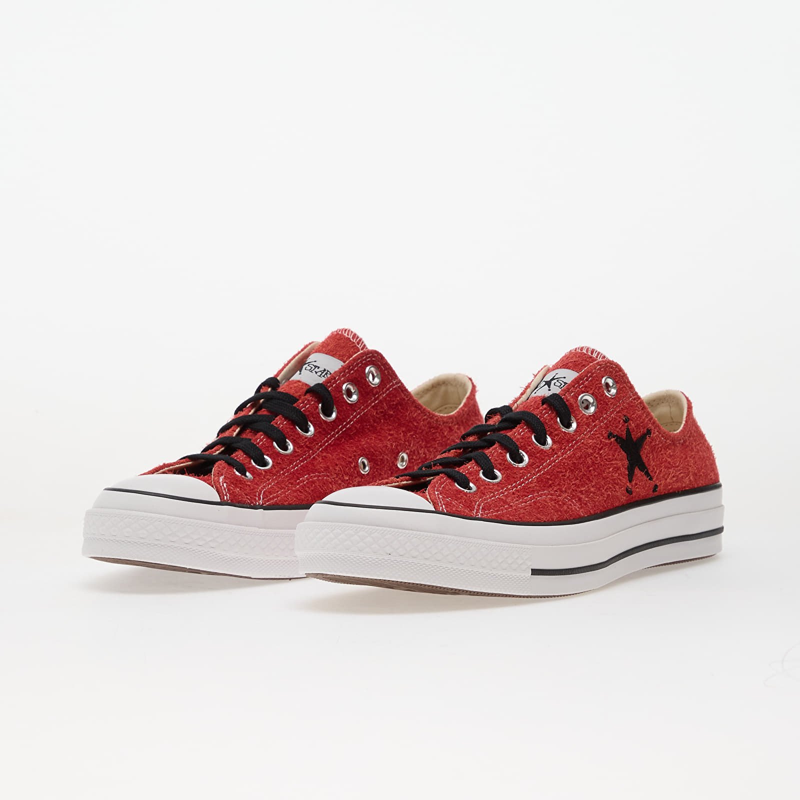Herren Sneaker und Schuhe Converse x Stüssy Chuck 70 Ox Poppy Red