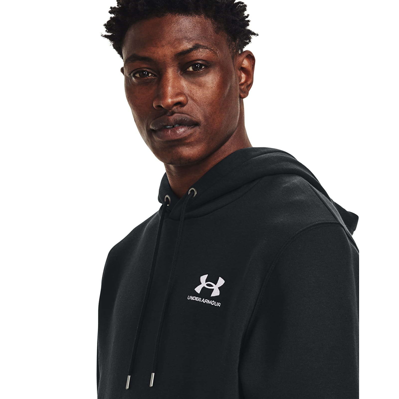 Sweatjacken und Sweatshirts Under Armour Essential Fleece Hoodie Black/ White