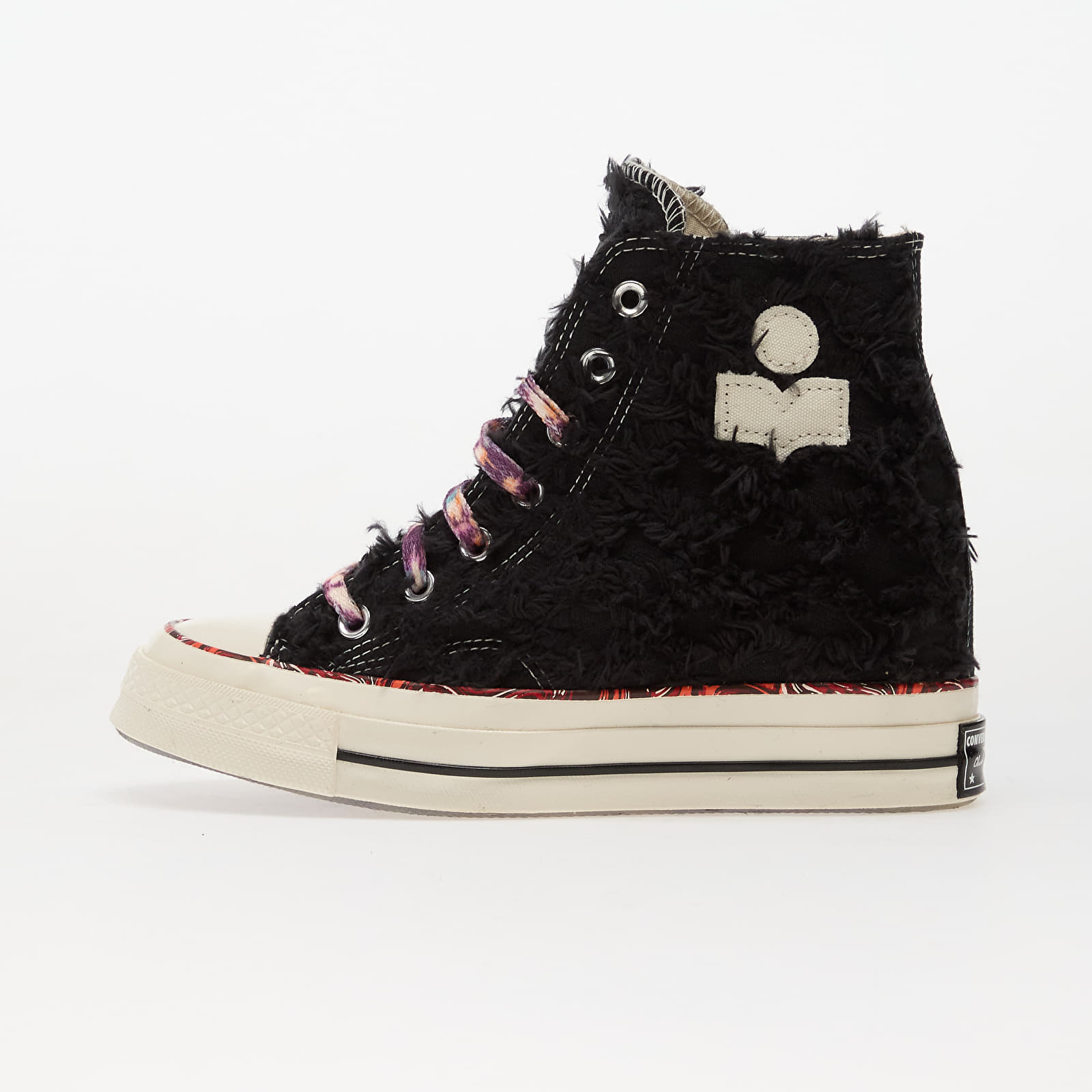Damen Sneaker und Schuhe Converse Chuck 70 Internal Wedge Raven/ Egret/ Red