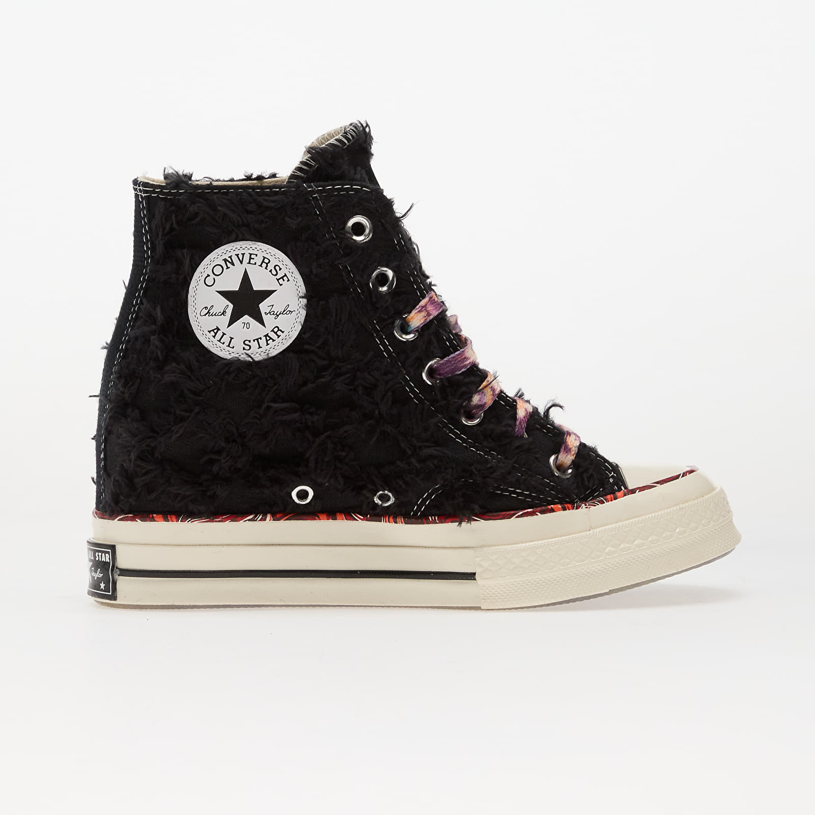 Damen Sneaker und Schuhe Converse Chuck 70 Internal Wedge Raven/ Egret/ Red