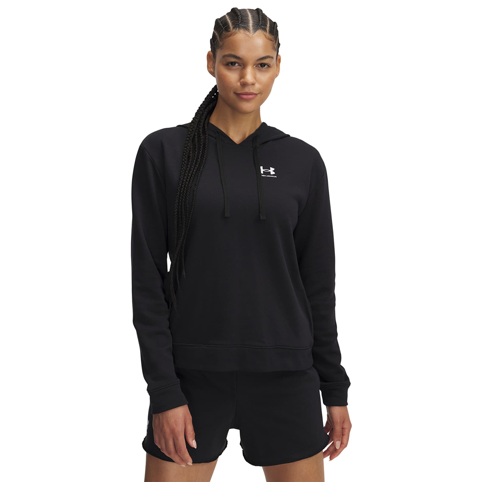 Hoodies für Frauen Under Armour Rival Terry Hoodie Black